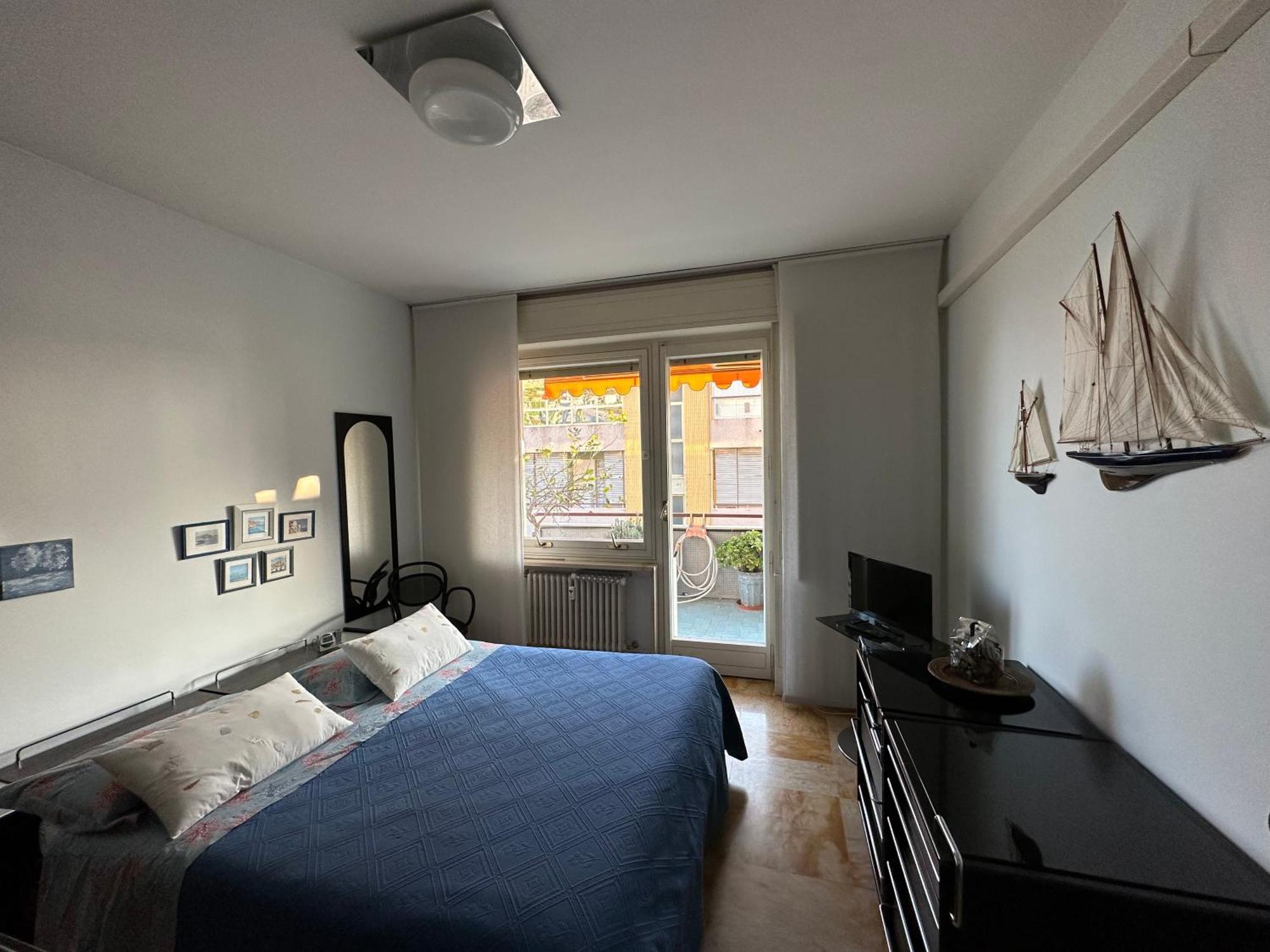 Tre Ponti Beach Apartment - Terrazzo Vista Mare Sanremo Bagian luar foto