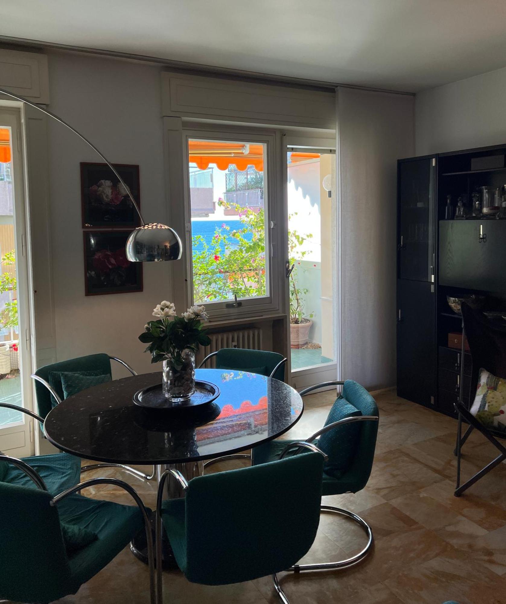 Tre Ponti Beach Apartment - Terrazzo Vista Mare Sanremo Bagian luar foto